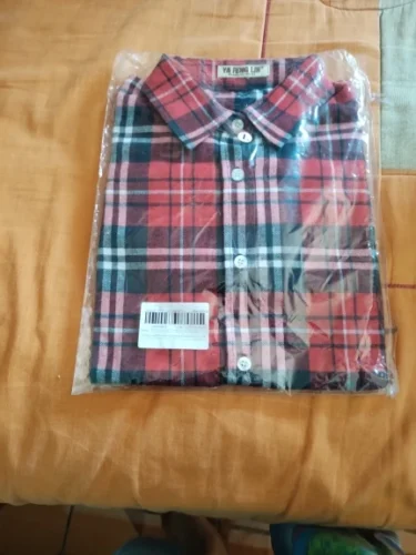 Fine Cotton Plaid Shirt photo review