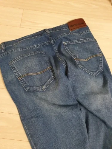 New Straight Stretch Casual Jeans photo review