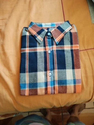 Fine Cotton Plaid Shirt photo review