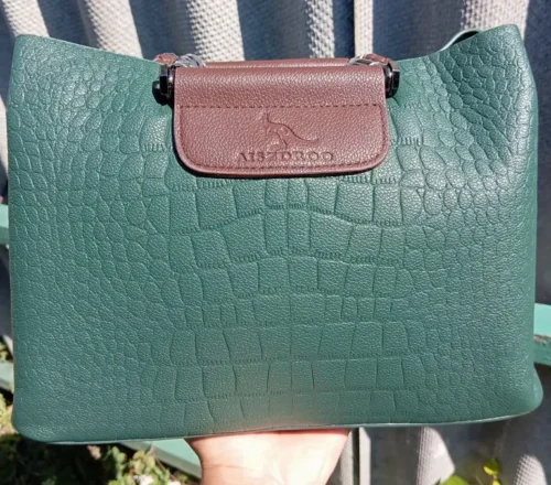 Brand Leather 3 Layers Alligator Crossbody Bag photo review