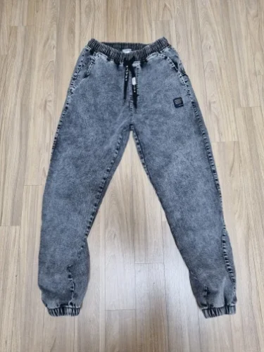 Men's Streetwear Denim Jogger Pants photo review