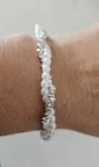 Partial Pearl Knots Sterling Silver Chain Link Bracelet photo review