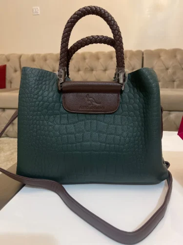 Brand Leather 3 Layers Alligator Crossbody Bag photo review