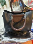 Brand Leather 3 Layers Alligator Crossbody Bag photo review