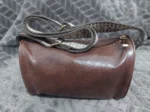 Vintage PU Leather Boston Women Small Handbag photo review