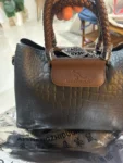 Brand Leather 3 Layers Alligator Crossbody Bag photo review