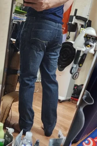 New Straight Stretch Casual Jeans photo review