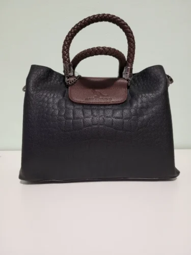 Brand Leather 3 Layers Alligator Crossbody Bag photo review