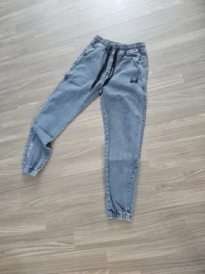 Men's Streetwear Denim Jogger Pants photo review