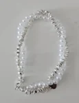 Partial Pearl Knots Sterling Silver Chain Link Bracelet photo review