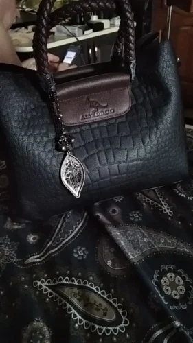 Brand Leather 3 Layers Alligator Crossbody Bag photo review