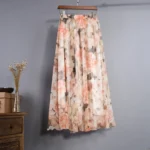 kf-H1efc8e748265438f9e4c67da11d47970U-Floral-Printed-Bohemian-Women-Retro-Style-Graceful-Chiffon-Temperament-Long-Skirts-Summer-Beach-High-Waist-Casual