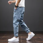 kf-S70ebd6dda5e34c838df525e102687a5fj-Spring-Summer-Black-Blue-Cargo-Jeans-Men-Streetwear-Denim-Jogger-Pants-Men-Baggy-Harem-Jean-Trousers