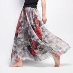 kf-H1efc8e748265438f9e4c67da11d47970U-Floral-Printed-Bohemian-Women-Retro-Style-Graceful-Chiffon-Temperament-Long-Skirts-Summer-Beach-High-Waist-Casual