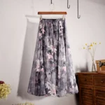 kf-H1efc8e748265438f9e4c67da11d47970U-Floral-Printed-Bohemian-Women-Retro-Style-Graceful-Chiffon-Temperament-Long-Skirts-Summer-Beach-High-Waist-Casual