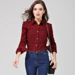 kf-S0fb64d5aab244aa397256304cd016a6f3-2023-New-Fine-Cotton-Plaid-Shirt-Female-College-Style-Women-s-Blouses-Long-Sleeve-Flannel-Shirt