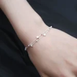 kf-Sca73a43355ba46d2a6ab659b717edf5aN-925-Sterling-Silver-Bead-Chain-Bracelets-For-Women-Korean-Sweet-Double-Layer-Beautiful-Stars-Bracelets-Original