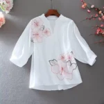 kf-S567d9d0b9bc54ac89200e67c6a2616d2r-Summer-New-Fashion-Artistic-Ladies-Short-Sleeved-V-neck-Shirt-for-Women-s-Loose-Sweet-Embroidered