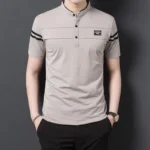 kf-S1d3c998aa5584e0694eb3cbfb16069e5X-Men-s-Fashion-Summer-POLO-T-shirt-Casual-Cotton-Breathable-Top-Stand-Up-Neck-Short-Sleeve