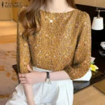 kf-S8f95114f9c574091bc61c4033cbc8eae8-ZANZEA-Autumn-Elegant-Party-Blouse-Bohemian-Floral-Printed-Chemise-Woman-3-4-Sleeve-O-Neck-Shirt