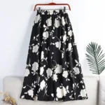 kf-Sf5ac88432110498e8bf130ce5e7e8706R-Lucyever-Vintage-Printed-Long-Skirt-Women-Summer-Elastic-High-Wiast-Mid-Calf-Skirts-Female-Casual-All