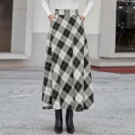 kf-S13feced425e24ec796cc055589b223afh-2024-Celmia-Women-Fashion-Maxi-Skirts-Loose-Plaid-Pockets-High-Waist-Jupes-Elegant-Casual-A-line