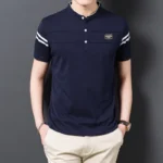 kf-S1d3c998aa5584e0694eb3cbfb16069e5X-Men-s-Fashion-Summer-POLO-T-shirt-Casual-Cotton-Breathable-Top-Stand-Up-Neck-Short-Sleeve