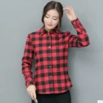 kf-S0fb64d5aab244aa397256304cd016a6f3-2023-New-Fine-Cotton-Plaid-Shirt-Female-College-Style-Women-s-Blouses-Long-Sleeve-Flannel-Shirt