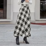 kf-S13feced425e24ec796cc055589b223afh-2024-Celmia-Women-Fashion-Maxi-Skirts-Loose-Plaid-Pockets-High-Waist-Jupes-Elegant-Casual-A-line