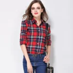 kf-S0fb64d5aab244aa397256304cd016a6f3-2023-New-Fine-Cotton-Plaid-Shirt-Female-College-Style-Women-s-Blouses-Long-Sleeve-Flannel-Shirt