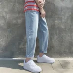 kf-S4358f34a330c4c319a5795a8656c1d25J-Summer-Thin-Straight-leg-Jeans-Men-s-Loose-fit-Trendy-Korean-Style-Versatile-Elastic-Waist-Casual