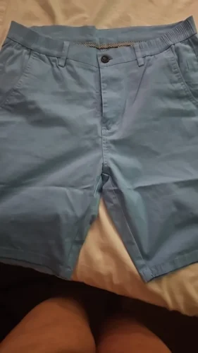 100% Cotton Solid Shorts for Men photo review