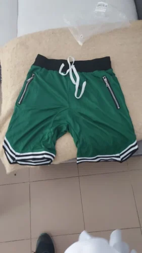 Men's Zippered Pocket Drawstring Shorts photo review