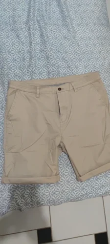 100% Cotton Solid Shorts for Men photo review