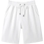 kf-S8ea1e6cb24554f278c78be9f88ca21eeh-Summer-Fashion-High-Quality-Cotton-Men-Casual-Shorts-Drawstring-Waist-Comfortable-Black-White-Asian-Size-Size